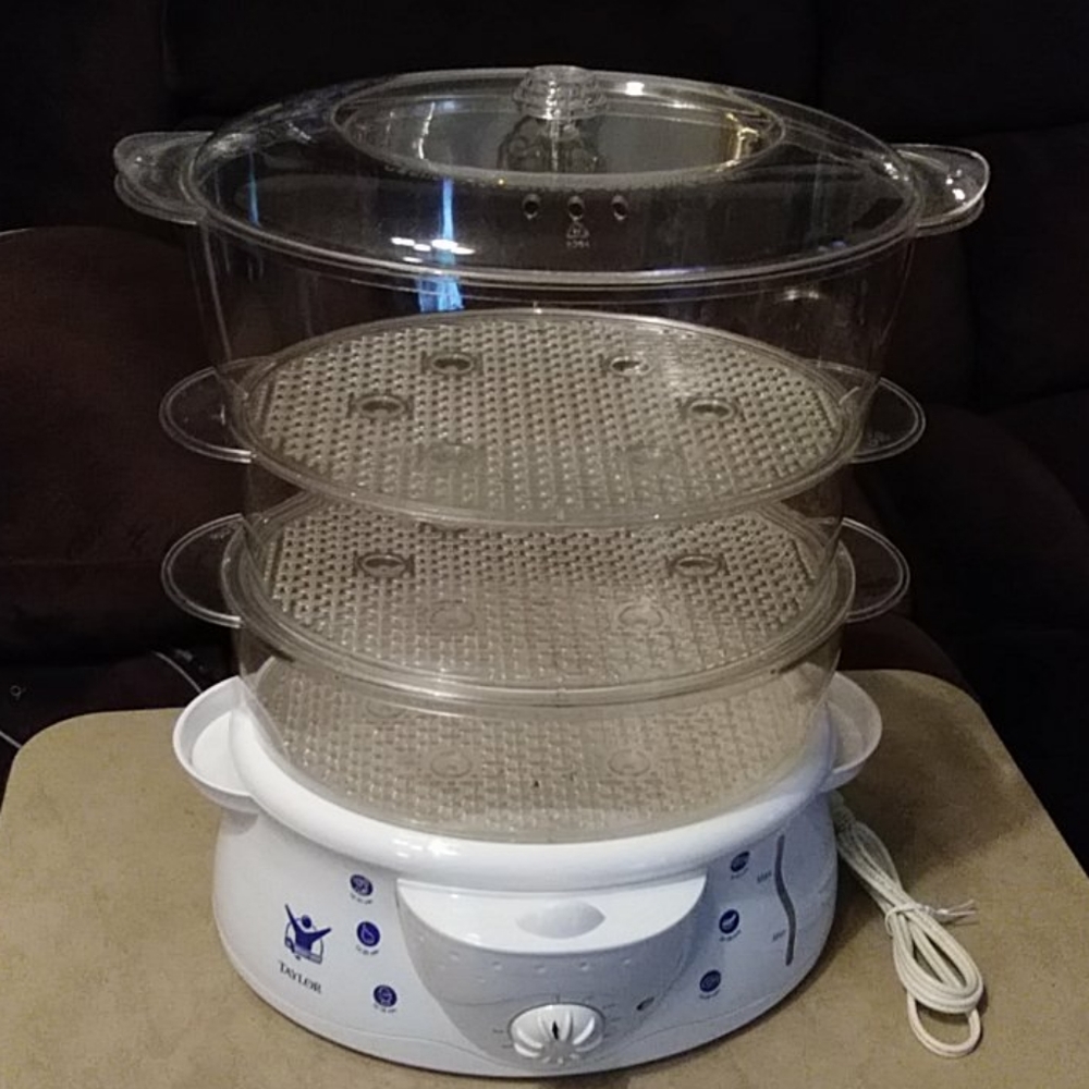 Taylor Precision 3 Tear Food Steamer & Rice Cooker